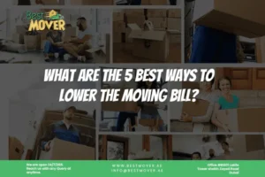5 BEST WAYS TO LOWER THE MOVING BILL